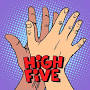 high five image