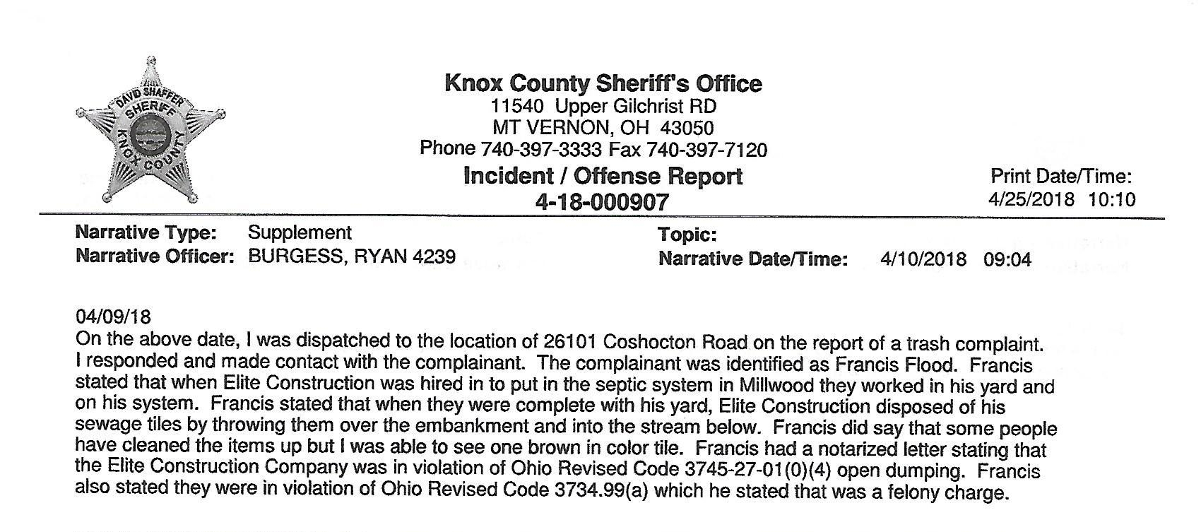 Knox County Sheriff's Report (1)