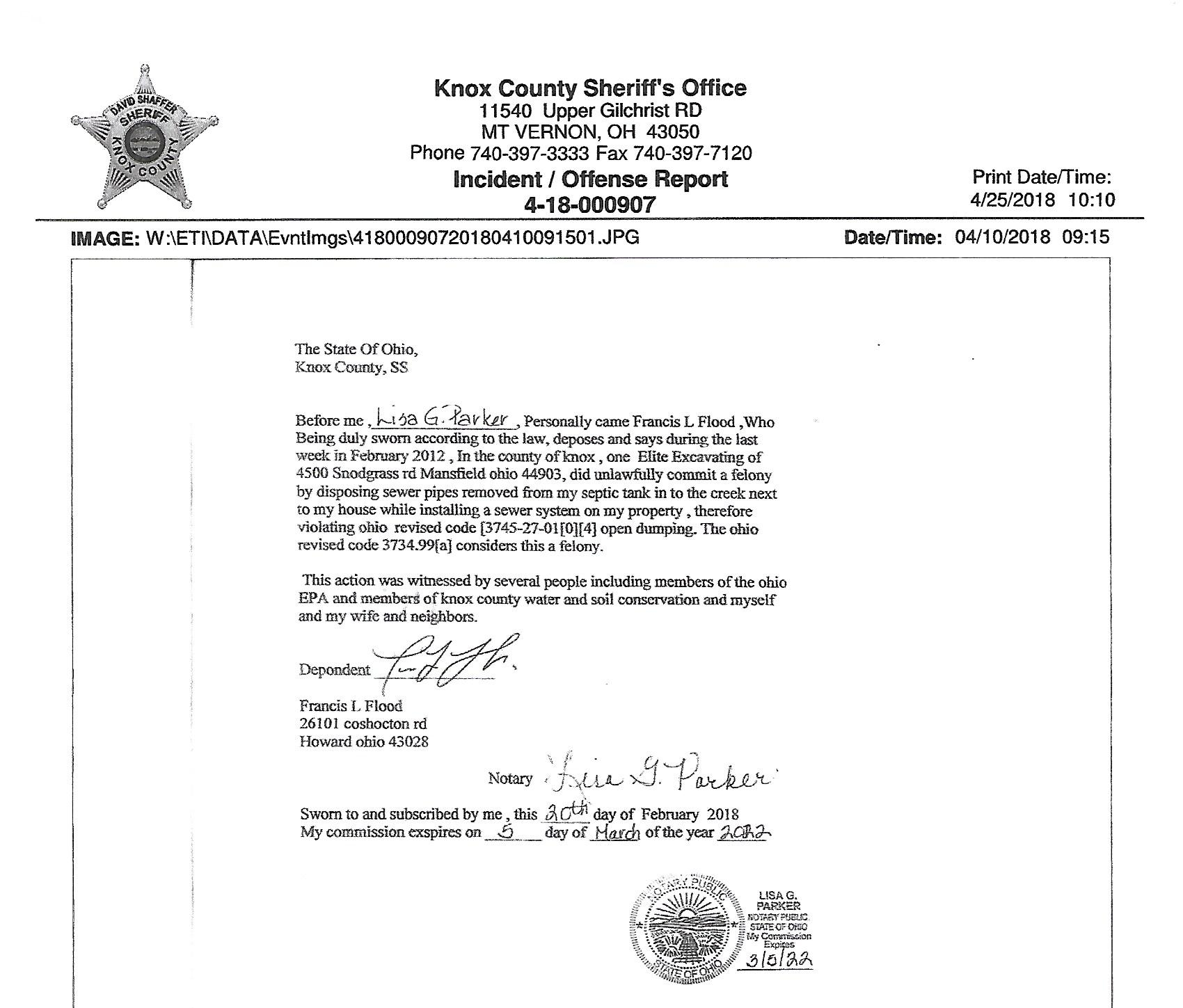 Knox County Sheriff's Report (2)