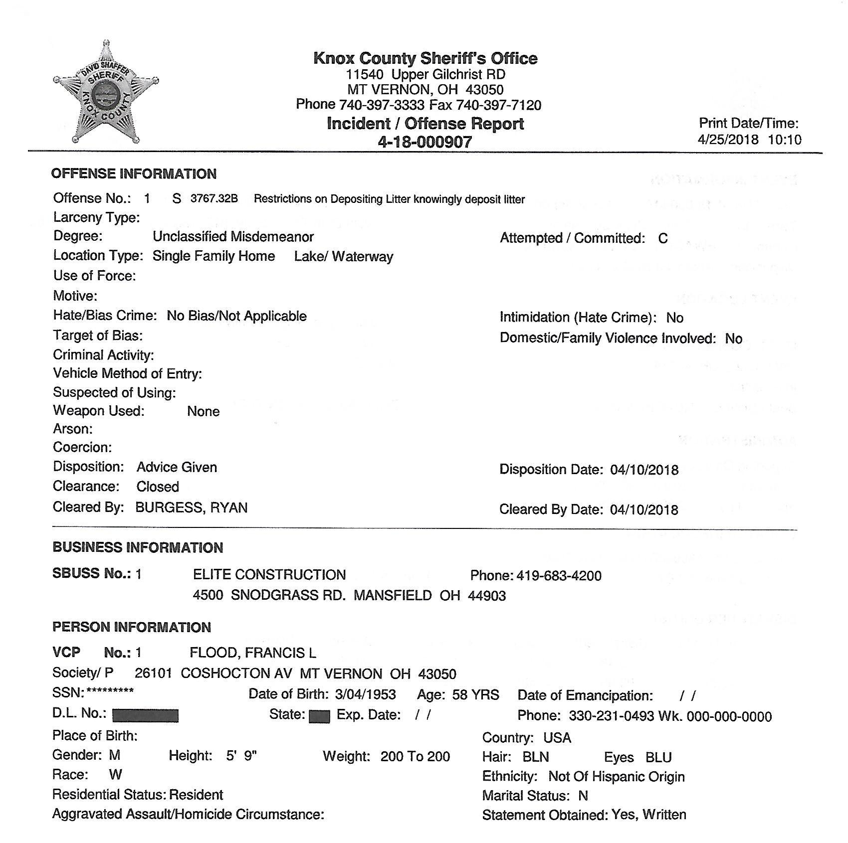 Knox County Sheriff's Report (3)