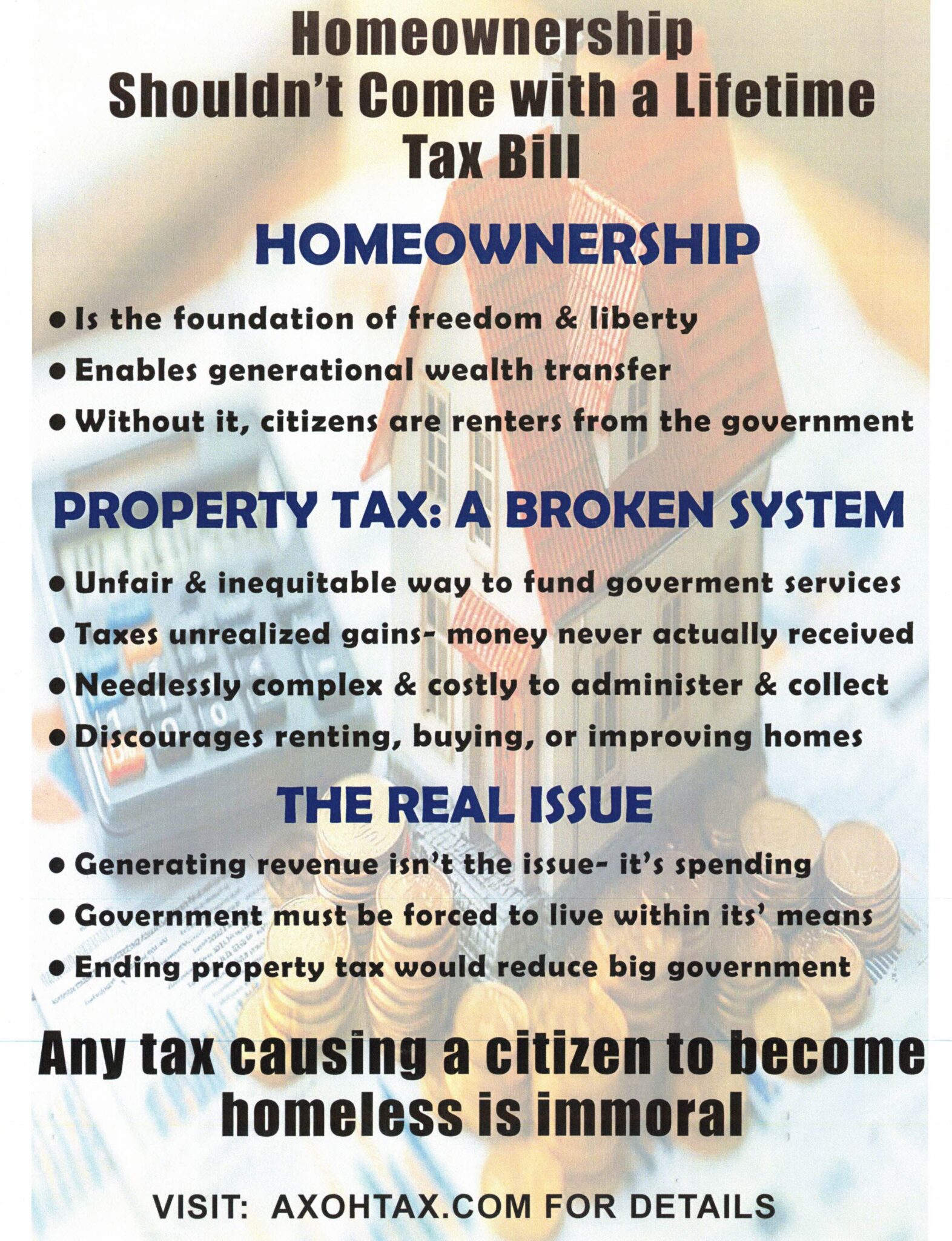 Petition Filed With Attorney General to Eliminate Property Taxes in ...